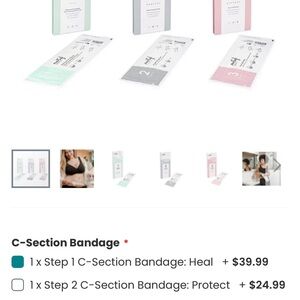 Motif C section recovery dressings